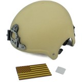 IBH w/NVG TAN Helmet (KA-AC-2101-TAN King Arms)