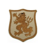 Patch Seal Gold Team Lion S TAN Embroided (KA-AC-6063-TAN King Arms)