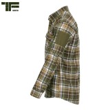 TF-2215 Flanel Contractor Shirt Brown/Green (101 Inc.)