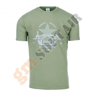 T-Shirt Allied Star - Willy Jeep Verde tg. S (133643-S FOSTEX)