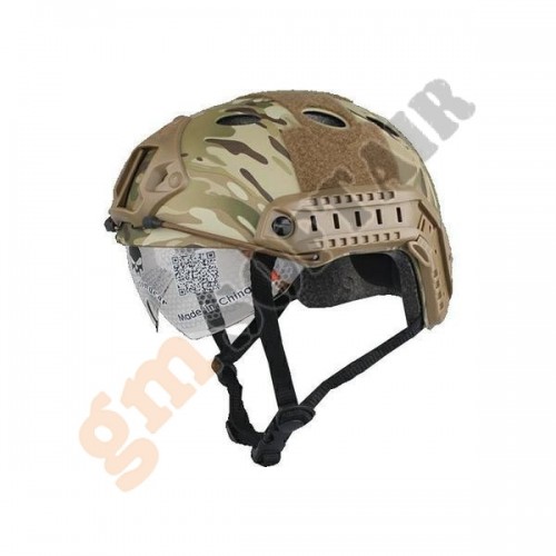 Elmetto FAST PJ Type Multicam con Occhiali (EM8819 EMERSON)