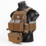 Combat Tactical Vest con Chest Rig Wolf Gray (EM7407WG EMERSON)