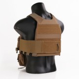 Combat Tactical Vest con Chest Rig Wolf Gray (EM7407WG EMERSON)