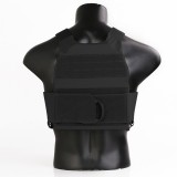 Combat Tactical Vest con Chest Rig Nero (EM7407B EMERSON)