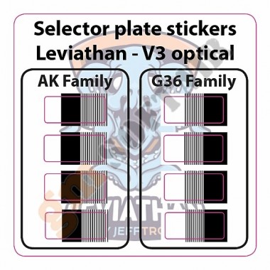 Selector Plate Stickers for Leviathan V3 Optical (JT-SPS-V3 JEFFTRON)