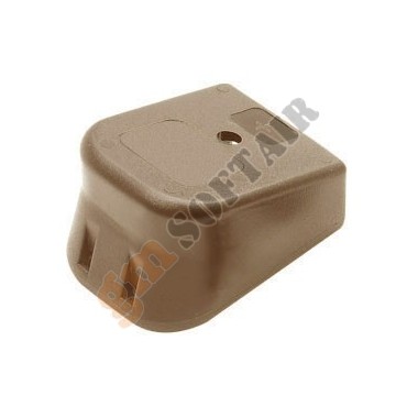 High Magazine Base Plate for Glock Series GBB Marui/KJ TAN (GLK-106 GUARDER)