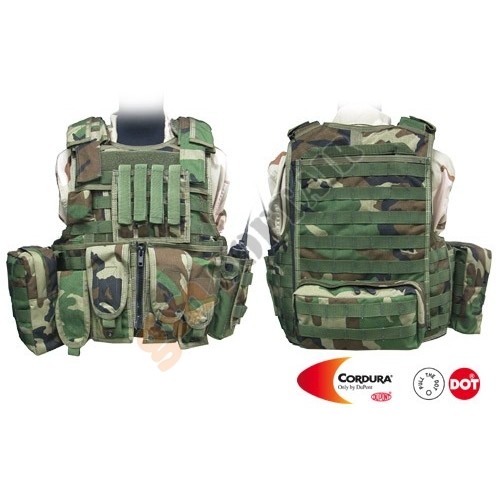 Ranger Armor Vest Woodland Tg. L (V-13C(WC)L GUARDER)