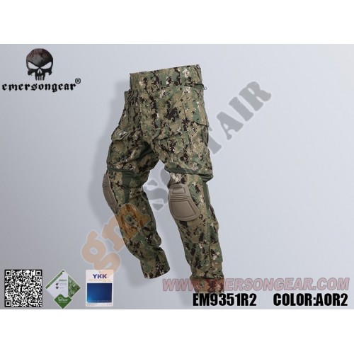 Combat Pants Gen.3 Advanced Woodland Tg. 30 (S) (EM9351WL EMERSON)