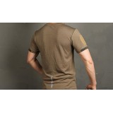 Blue Label UMP Frogmen Sport T-Shirt KHAKI (EMB9540KH EMERSON)