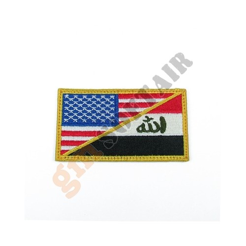 Patch US&amp;IRAQ Military Maneuvers Embroided Full Color (KA-AC-2141-CO King Arms)