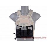 Pannello Velcro Triplo per Vest 419/420 Coyote Brown (EM9335CB EMERSON)