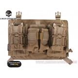 Pannello Velcro Triplo per Vest 419/420 Coyote Brown (EM9335CB EMERSON)