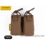 Double Pistol Magazine Pouch for SS Vest Coyote Brown (EM6374 Emerson)