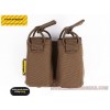 Double Pistol Magazine Pouch for SS Vest Coyote Brown (EM6374 Emerson)