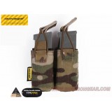 Double Pistol Magazine Pouch for SS Vest Coyote Brown (EM6374 Emerson)