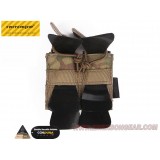 Double Pistol Magazine Pouch for SS Vest Coyote Brown (EM6374 Emerson)