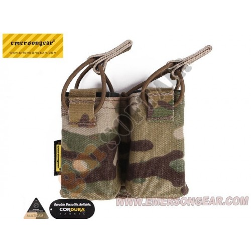 Double Pistol Magazine Pouch for SS Vest Coyote Brown (EM6374 Emerson)