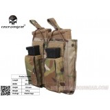 Tasca Porta Caricatore Doppio (5.56 e 9mm) Open Top Multicam