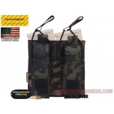 Tasca Porta Caricatore Doppio (5.56 e 9mm) Open Top Multicam