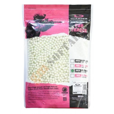 0.25g 1kg Green Tracers BBs (BB-25GLOW Guarder)