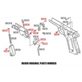 Grilletto in Acciaio per M1911A1 - Black (M1911-35(BK) Guarder)