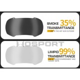 Tactical Helmet Flip Goggles - Black (GG-002-BK Wosport)