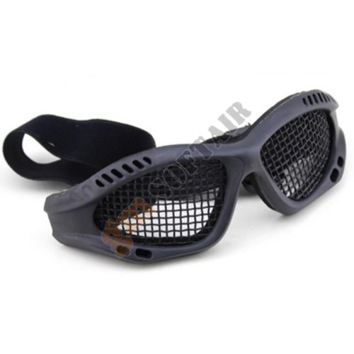 Tactical Goggles - Steel Mesh - Black (GG-MA-01-BK Wosport)