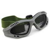 Tactical Goggles - Steel Mesh - Black (GG-MA-01-BK Wosport)