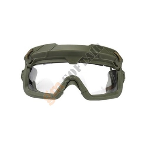 Tactical Helmet Flip Goggles - Black (GG-002-BK Wosport)