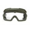 Tactical Helmet Flip Goggles - Black (GG-002-BK Wosport)