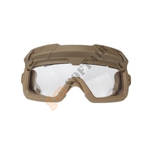 Tactical Helmet Flip Goggles - Black (GG-002-BK Wosport)