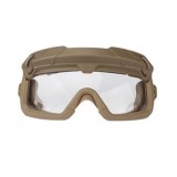 Tactical Helmet Flip Goggles - Black (GG-002-BK Wosport)