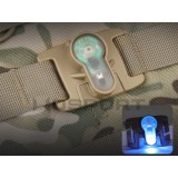 MOLLE Webbing Tactical Signal Light - TAN - Led BLU (LT-06-T-B Wosport)