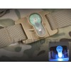 MOLLE Webbing Tactical Signal Light - TAN - Led BLU (LT-06-T-B Wosport)