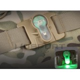 MOLLE Webbing Tactical Signal Light - TAN - Led BLU (LT-06-T-B Wosport)