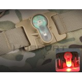 MOLLE Webbing Tactical Signal Light - TAN - Led BLU (LT-06-T-B Wosport)