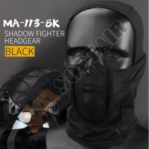 Passamontagna con Rete Shadow Fighter Nero (WO-MA113 WOSPORT)