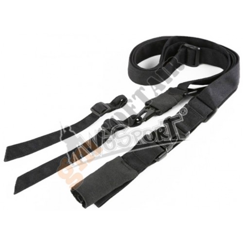 WST Single Point Function Sling - Black (SL-25-BK Wosport)