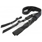 WST Single Point Function Sling - Black (SL-25-BK Wosport)