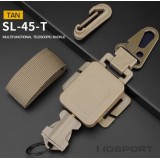 WST Multi-Funcional Retractable Buckle - TAN (SL-45-T Wosport)