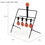 WST Wind-Bell Target - 5 Bersagli (TG-04-BK Wosport)