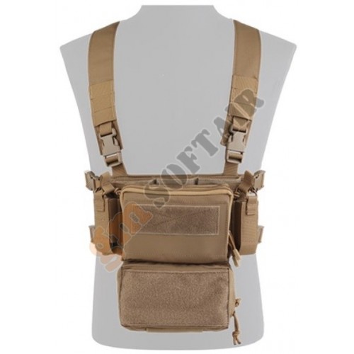 D3CRM Tactical Chest Rig - Coyote Brown (VE-87-SET-01-CB Wostport)