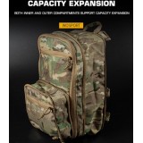 WST Variable Capacity Tactical Backpack II - Coyote Brown (WST-BP02-CB Wosport)