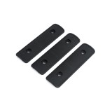 M-Lok Wedgelok Rail Cover (4x) - Black (MP02069 MP)