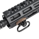 Anello Porta Cinghia QD M-Lok & Keymod - Rotation Limited - Black (ME04022 METAL)