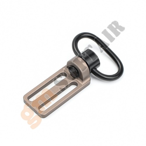 Anello Porta Cinghia 2 to 1 Point QD (1.25 inch) - Black (ME04049 METAL)