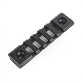 5 Slot Keymod Alluminium Rail - Black (ME08015 Metal)