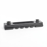 5 Slot Keymod Alluminium Rail - Black (ME08015 Metal)