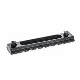 5 Slot Keymod Alluminium Rail - Black (ME08015 Metal)