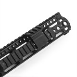 7 Slot Keymod Alluminium Rail - Black (ME08016 Metal)